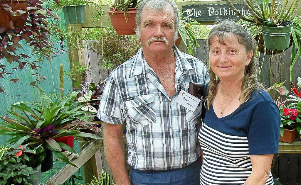 Bruce and Joy Priddy enjoyed the garden visits. Bruce and Joy Priddy enjoyed the garden visits.